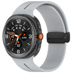 Dây đồng hồ silicone khóa nam châm gập, Dành cho Samsung Galaxy Watch8 / Watch8 Classic