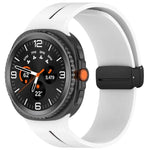 Dây đồng hồ silicone khóa nam châm gập, Dành cho Samsung Galaxy Watch8 / Watch8 Classic