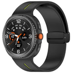 Dây đồng hồ silicone khóa nam châm gập, Dành cho Samsung Galaxy Watch8 / Watch8 Classic