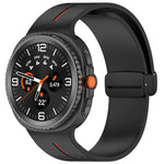 Dây đồng hồ silicone khóa nam châm gập, Dành cho Samsung Galaxy Watch8 / Watch8 Classic