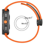 Dây đồng hồ silicone khóa nam châm gập, Dành cho Samsung Galaxy Watch8 / Watch8 Classic