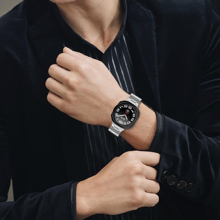 Dây đồng hồ thép không gỉ ba hạt, dành cho Samsung Galaxy Watch Ultra 47mm / Ultra 2025