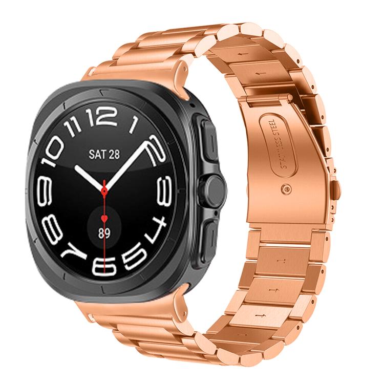 Dây đồng hồ thép không gỉ ba hạt, dành cho Samsung Galaxy Watch Ultra 47mm / Ultra 2025