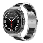 Dây đồng hồ thép không gỉ ba hạt, dành cho Samsung Galaxy Watch Ultra 47mm / Ultra 2025