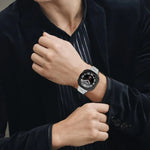 Dây đồng hồ thép không gỉ mảnh ba hạt, Dành cho Samsung Galaxy Watch Ultra 47mm / Ultra 2025