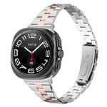 Dây đồng hồ thép không gỉ mảnh ba hạt, Dành cho Samsung Galaxy Watch Ultra 47mm / Ultra 2025