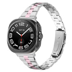 Dây đồng hồ thép không gỉ mảnh ba hạt, Dành cho Samsung Galaxy Watch Ultra 47mm / Ultra 2025