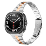 Dây đồng hồ thép không gỉ mảnh ba hạt, Dành cho Samsung Galaxy Watch Ultra 47mm / Ultra 2025