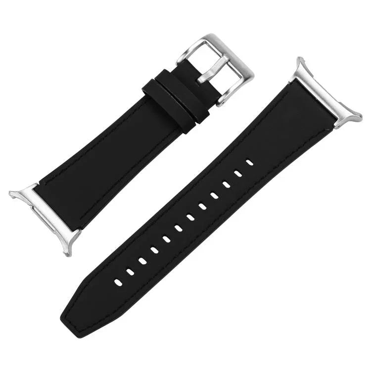 Dây đồng hồ da thật Nappa khóa bạc, Dành cho Samsung Galaxy Watch Ultra 47mm / Ultra 2025