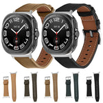 Dây đồng hồ da thật Nappa khóa bạc, Dành cho Samsung Galaxy Watch Ultra 47mm / Ultra 2025