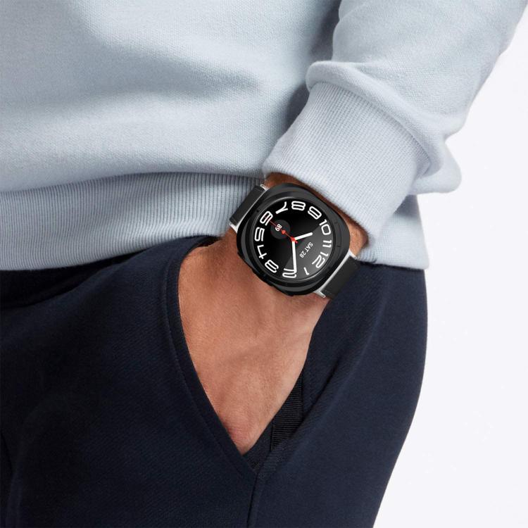 Dây đồng hồ da thật Lychee hai mặt, Dành cho Samsung Galaxy Watch Ultra 47mm / Ultra 2025