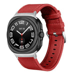 Dây đồng hồ da thật Lychee hai mặt, Dành cho Samsung Galaxy Watch Ultra 47mm / Ultra 2025