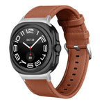 Dây đồng hồ da thật Lychee hai mặt, Dành cho Samsung Galaxy Watch Ultra 47mm / Ultra 2025
