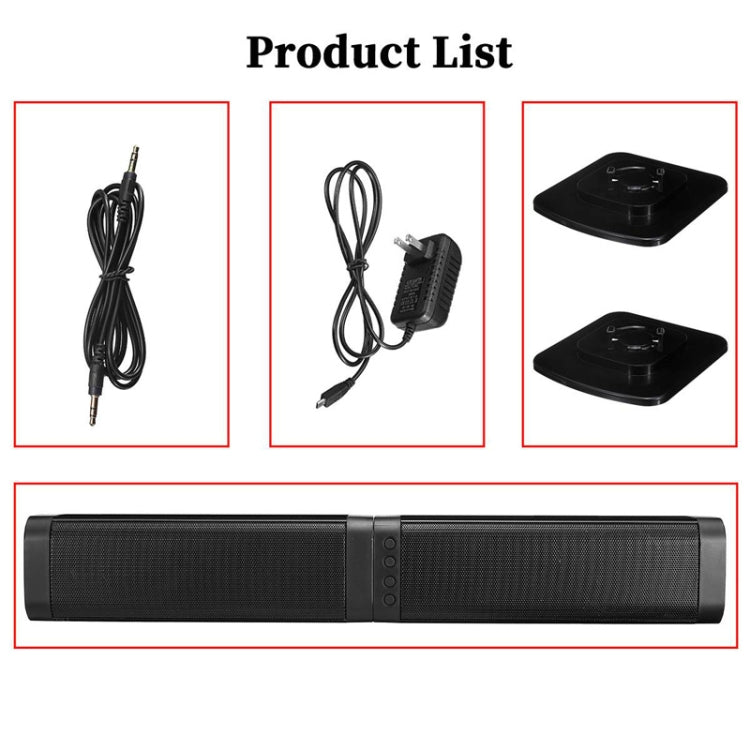 Loa soundbar không dây TV BKS-33 5.0, hỗ trợ TF, tháo rời và ghép nối, hiệu ứng stereo 3D
