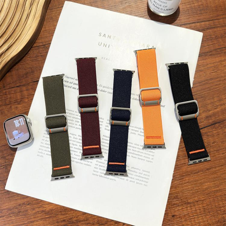 Dây đồng hồ nylon khóa cơ Watchman, Dành cho Apple Watch 46mm / 49mm / 45mm / 44mm, Dành cho Apple Watch 42mm / 41mm / 40mm / 38mm