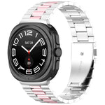 Dây đồng hồ thép không gỉ ba hạt kèm dụng cụ tháo, Dành cho Samsung Galaxy Watch Ultra 47mm / Ultra 2025, Dành cho Samsung Galaxy Watch8 / Watch8 Classic