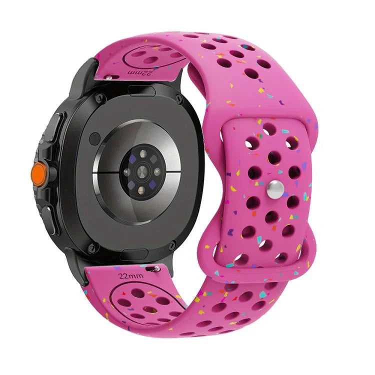 Dây đồng hồ silicone chấm màu hạt thân thiện với môi trường, Dành cho Samsung Galaxy Watch8 / Watch8 Classic