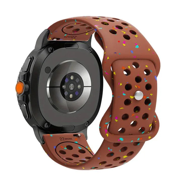 Dây đồng hồ silicone chấm màu hạt thân thiện với môi trường, Dành cho Samsung Galaxy Watch8 / Watch8 Classic
