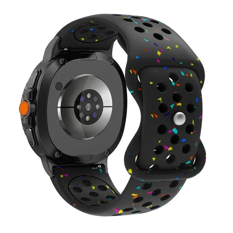 Dây đồng hồ silicone chấm màu hạt thân thiện với môi trường, Dành cho Samsung Galaxy Watch8 / Watch8 Classic