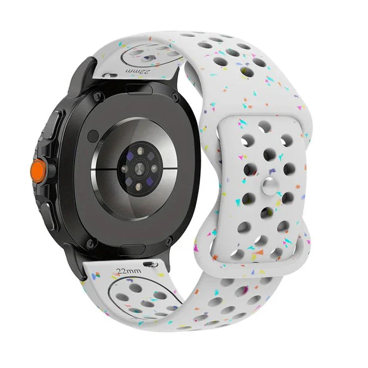 Dây đồng hồ silicone chấm màu hạt thân thiện với môi trường, Dành cho Samsung Galaxy Watch8 / Watch8 Classic