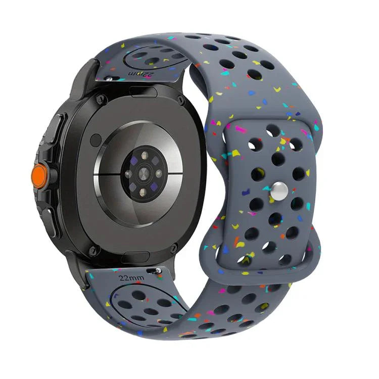 Dây đồng hồ silicone chấm màu hạt thân thiện với môi trường, Dành cho Samsung Galaxy Watch8 / Watch8 Classic