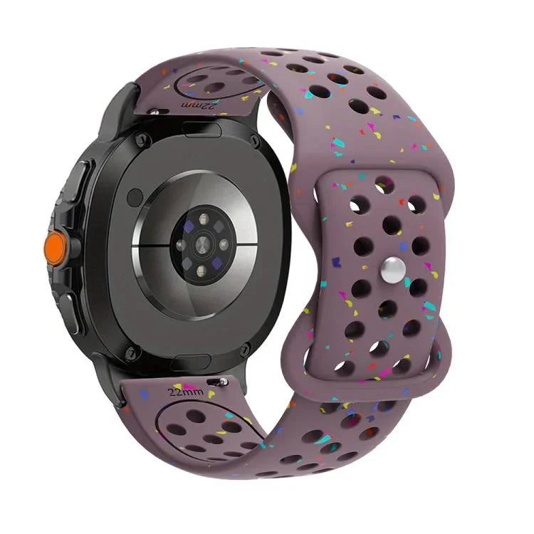 Dây đồng hồ silicone chấm màu hạt thân thiện với môi trường, Dành cho Samsung Galaxy Watch8 / Watch8 Classic