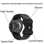 Dây đồng hồ silicone chấm màu hạt thân thiện với môi trường, Dành cho Samsung Galaxy Watch8 / Watch8 Classic