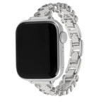 Dây đồng hồ kim loại hợp kim kim cương viền ren, Dành cho Apple Watch 46mm / 49mm / 45mm / 44mm, Dành cho Apple Watch 42mm / 41mm / 40mm / 38mm