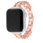 Dây đồng hồ kim loại hợp kim kim cương viền ren, Dành cho Apple Watch 46mm / 49mm / 45mm / 44mm, Dành cho Apple Watch 42mm / 41mm / 40mm / 38mm
