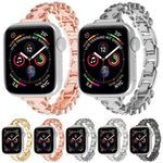 Dây đồng hồ kim loại hợp kim kim cương viền ren, Dành cho Apple Watch 46mm / 49mm / 45mm / 44mm, Dành cho Apple Watch 42mm / 41mm / 40mm / 38mm