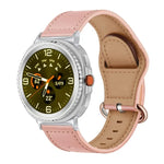 Dây đồng hồ da thật khóa cổ điển, Dành cho Samsung Galaxy Watch8 / Watch8 Classic