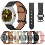Dây đồng hồ da thật khóa cổ điển, Dành cho Samsung Galaxy Watch8 / Watch8 Classic