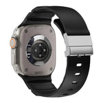 Dây đồng hồ silicone khóa từ tính, Dành cho Apple Watch 46mm / 49mm / 45mm / 44mm