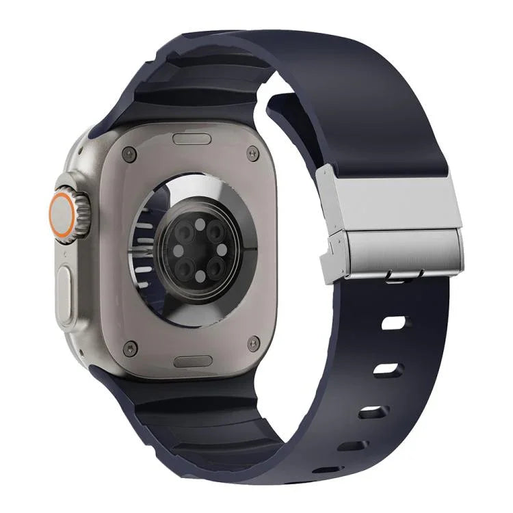 Dây đồng hồ silicone khóa từ tính, Dành cho Apple Watch 46mm / 49mm / 45mm / 44mm
