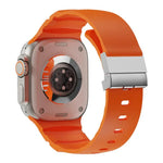 Dây đồng hồ silicone khóa từ tính, Dành cho Apple Watch 46mm / 49mm / 45mm / 44mm