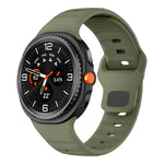 Dây đồng hồ silicone khóa ngược họa tiết sóng, Dành cho Samsung Galaxy Watch8 / Watch8 Classic