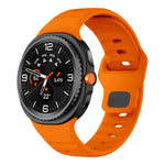 Dây đồng hồ silicone khóa ngược họa tiết sóng, Dành cho Samsung Galaxy Watch8 / Watch8 Classic