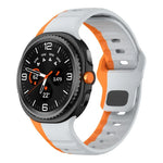 Dây đồng hồ silicone khóa ngược họa tiết sóng, Dành cho Samsung Galaxy Watch8 / Watch8 Classic