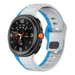 Dây đồng hồ silicone khóa ngược họa tiết sóng, Dành cho Samsung Galaxy Watch8 / Watch8 Classic