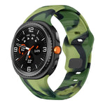 Dây đồng hồ silicone khóa ngược họa tiết sóng, Dành cho Samsung Galaxy Watch8 / Watch8 Classic