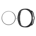 Ốp đồng hồ ENKAY Hat-Prince 2 trong 1 màu trơn PC với phim mềm PMMA bảo vệ toàn diện, Dành cho Samsung Galaxy Watch8 Classic 46mm