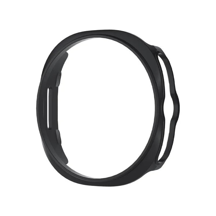 Ốp đồng hồ ENKAY Hat-Prince 2 trong 1 màu trơn PC với phim mềm PMMA bảo vệ toàn diện, Dành cho Samsung Galaxy Watch8 Classic 46mm