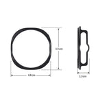 Ốp đồng hồ ENKAY Hat-Prince 2 trong 1 màu trơn PC với phim mềm PMMA bảo vệ toàn diện, Dành cho Samsung Galaxy Watch8 Classic 46mm