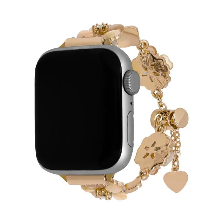 Dây đồng hồ hợp kim chuỗi cỏ bốn lá, Dành cho Apple Watch 46mm / 49mm / 45mm / 44mm, Dành cho Apple Watch 42mm / 41mm / 40mm / 38mm
