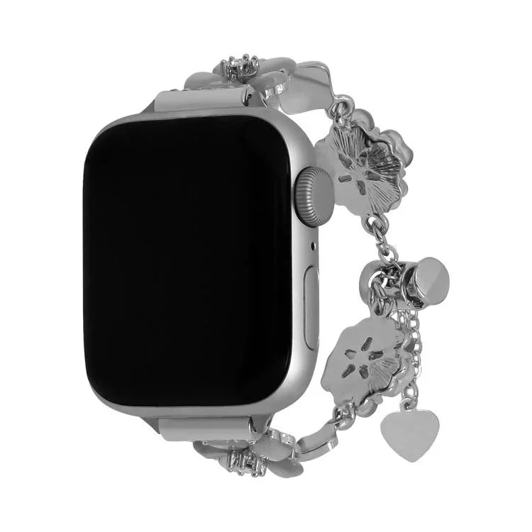 Dây đồng hồ hợp kim chuỗi cỏ bốn lá, Dành cho Apple Watch 46mm / 49mm / 45mm / 44mm, Dành cho Apple Watch 42mm / 41mm / 40mm / 38mm
