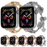 Dây đồng hồ hợp kim chuỗi cỏ bốn lá, Dành cho Apple Watch 46mm / 49mm / 45mm / 44mm, Dành cho Apple Watch 42mm / 41mm / 40mm / 38mm