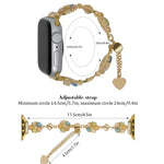 Dây đồng hồ hợp kim chuỗi cỏ bốn lá, Dành cho Apple Watch 46mm / 49mm / 45mm / 44mm, Dành cho Apple Watch 42mm / 41mm / 40mm / 38mm