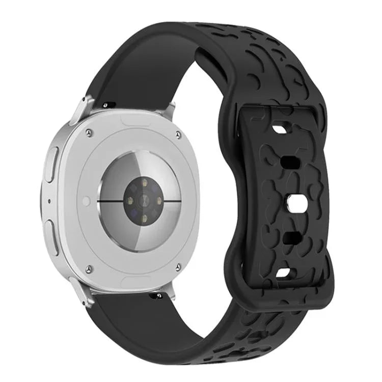 Dây Đeo Đồng Hồ Silicone Khóa Bướm Báo Lõm, Cho Samsung Galaxy Watch8 / Watch8 Classic