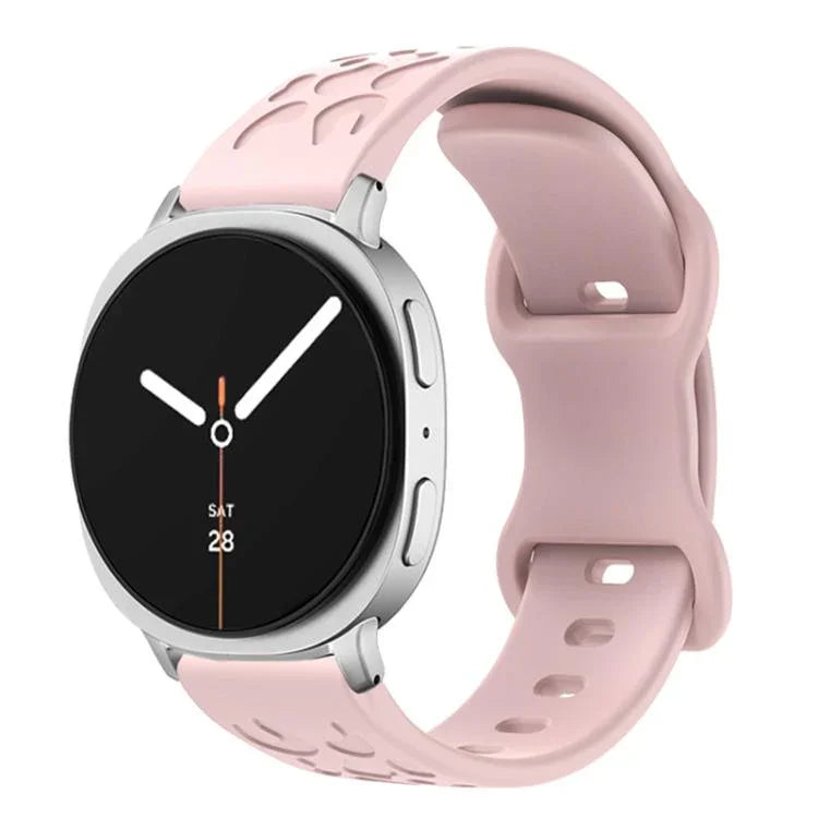 Dây Đeo Đồng Hồ Silicone Khóa Bướm Báo Lõm, Cho Samsung Galaxy Watch8 / Watch8 Classic