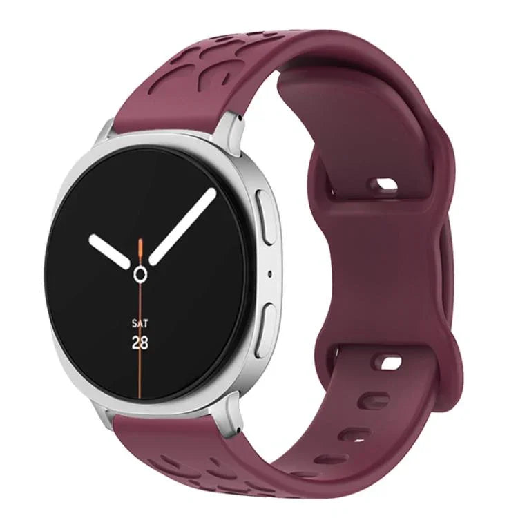Dây Đeo Đồng Hồ Silicone Khóa Bướm Báo Lõm, Cho Samsung Galaxy Watch8 / Watch8 Classic